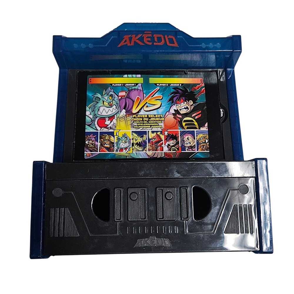 Akedo Ultimate Arcade Warriors Battle Arena Collector Case Blue Moose Toys